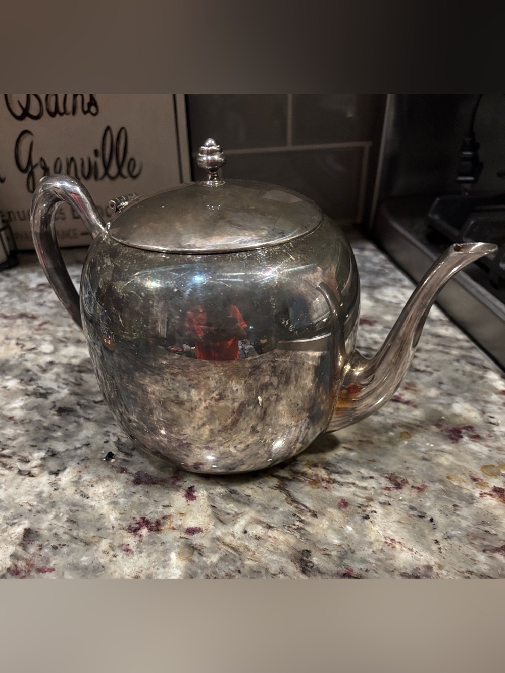 Vintage Silver Teapot - From the International Silver Company Webster Wilcox